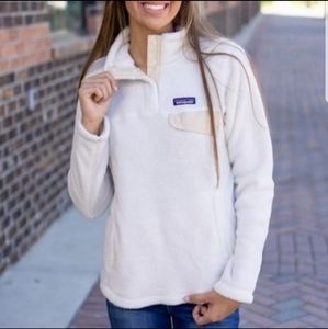 Patagonia Retool Snap T Pull Over  XL Ivory Cream
